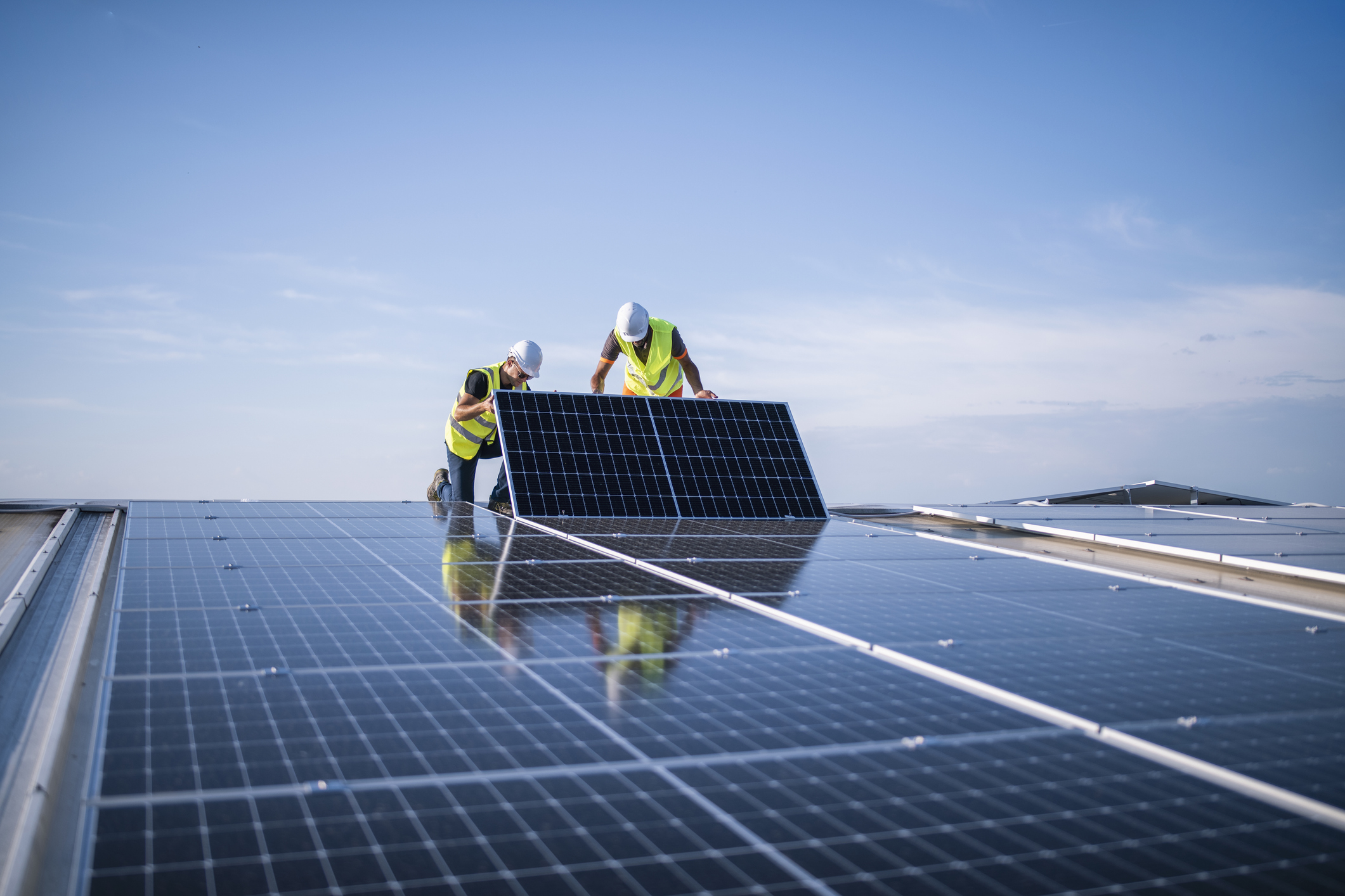 Centrale photovoltaïque pour toiture